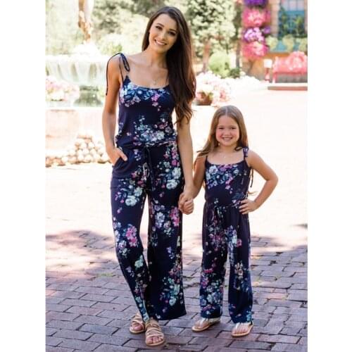 Mother Daughter Bleamfly Dresses For Women 2021 Family Matching Clothes Outfits Clothing Sleeveless Long Summer Dress Mom Girls