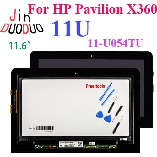 11.6’’ For HP Pavilion X360 11U 11-U 11-U054TU LCD Display Touch Screen Digitzer Assembly Replacement