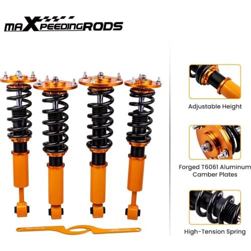 4pcs Coilovers Air to Coil Spring Struts Conversion For Ford Lincoln Navigator 2003-2006 Shock Absorber
