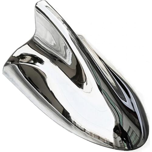 Antenna Shark Fin Chrome Plated for Nissan X Trail Qashqai Radio Aerial for X-trail Qashqai Refit Auto Roof Antenna Advanced