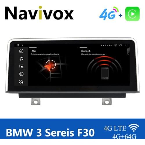 Navivox 10.25” Car Auto Radio For BMW 3 Series F30/F31/F34/F35 BMW 4 Series F32/F33/F36 2013-2017 4G Wireless Carplay Android 10