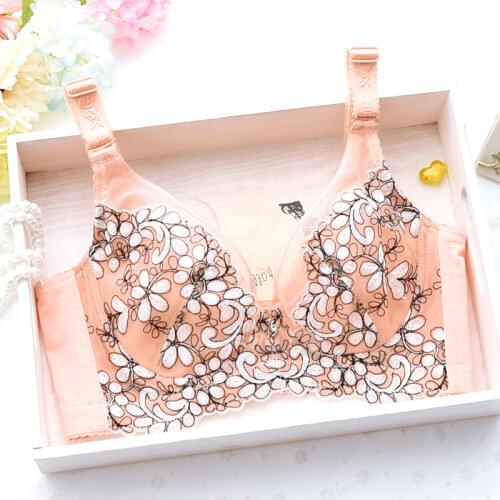 Women Sexy Bralette Bra Push Up Big Size B C D E 75 80 85 90 Ultrathin Brand Lace Bra Lingerie Minimizer Intimates Female Bra