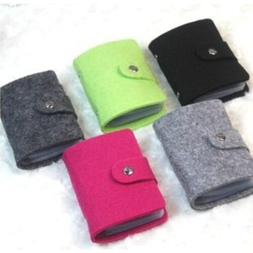 24 Bits Function Card Case Men Women Business Credit Card Holder Wallet Card Bag Case Card Wallet Random Color