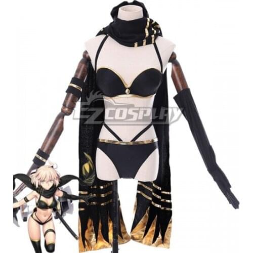 Fate Grand Order 2019 Summer Okita Souji Swimsuit Women Sexy Summer Bikini Swimming Bathing Suit Cosplay Costume E001