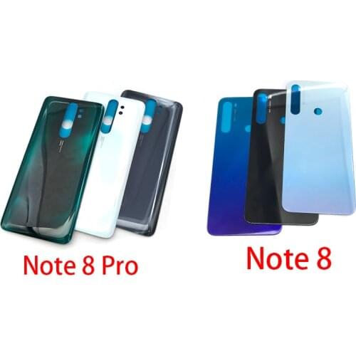 For Xiaomi Redmi note 8 Battery Cover Back Glass Panel Rear Door Housing Case For Redmi note 8 Pro Back battery Cover + Tools