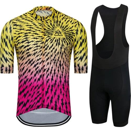 Personality 2021 Rx Bicycle Team Short Sleeve Maillot Ciclismo Mens Cycling Jersey Summer Breathable Cycling Clothing Sets