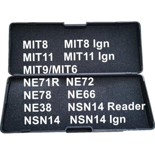 LiShi 2 IN 1 Locksmith Tools MIT8 MIT11 MIT9 MIT6 NE71R NE72 NE78 NE66 NE38 NSN14 reader For All Types