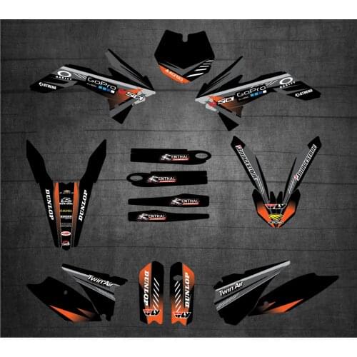 Motorcycle SX85 2017-2013 TEAM Graphics & Backgrounds DECALS STICKERS Kits For KTM SX85 SX 85 85SX 2013 2014 2015 2016 2017