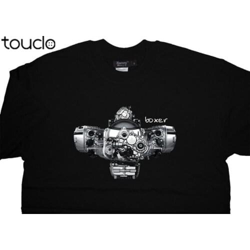 Boxer Engine R1200Gs 1200 Gs R Adventure R1200Rt Rt R R1200R Summer Tops for Man Cotton Fashion Family T Shirts