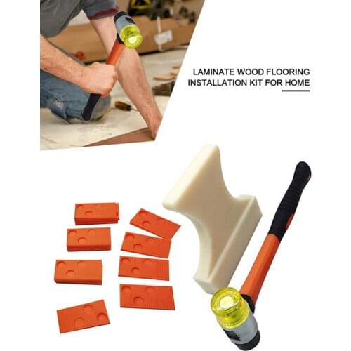 Laminate Wood Flooring Installation Kit for Home Professional Use Spacer Mallet Hand Tool Set