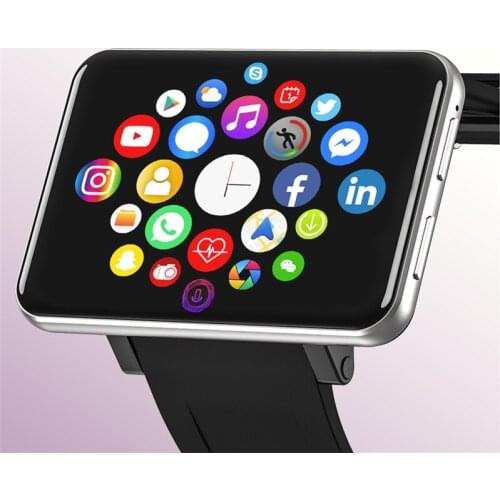 2021 New Smart Watch Dual Camera Video Call Wifi GPS Tracker Smart Watch Card Style Rectangle Mens Watch RAM1G ROM16G Wholesale