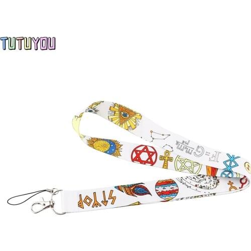 PC3018 High Quantity Egypt Object Neck Strap Lanyard For Key ID Card Gym Phone Straps USB Badge Holder Hang Rope Lariat Lanyard