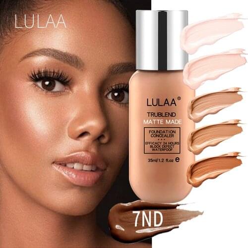 35ml Liquid Foundation Professional Makeup Base Oil Free Full Coverage Concealer Long Lasting Liquid Foundation Cosmetics