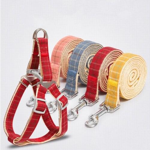 Dog Cat Harness Leash Adjustable Harness Vest Leash Collar Puppy Small Dog Outdoor Walking For Puppy Chihuahua Small Dog