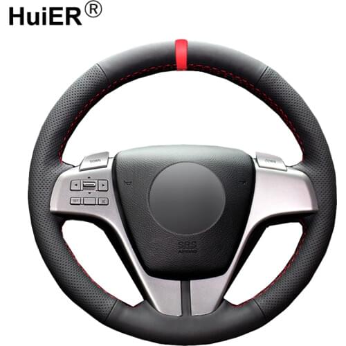 Hand Sewing Car Steering Wheel Cover Volant Braid on the Steering wheel For Mazda 6 (GH) 2009 2007 2008 -2012 Car Accessories