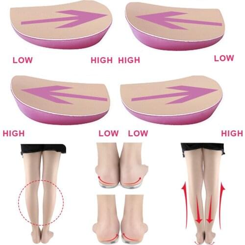 Silicone Gel Heel Support Cup Pad for O/X-Leg Orthopedic Insoles Shock Absorption Plantar Fasciitis Pain Relief Foot Care Insert