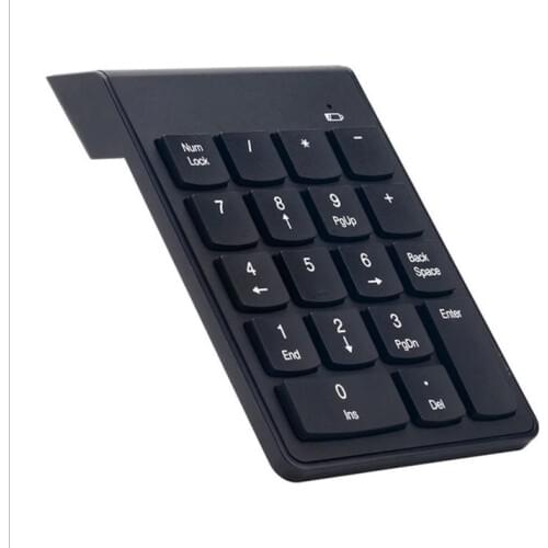 Ultra-thin USB Numeric Keypad 2.4G Mini Wireless Keyboard With 18Keys USB Digital Keypad Portable For PC Laptop