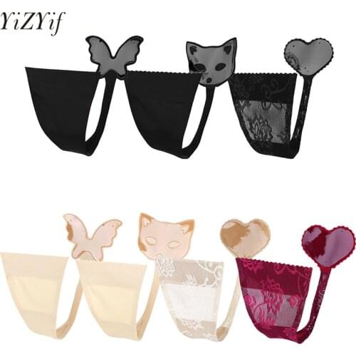 YiZYiF Women C Style Panties Invisible Underwear No Panty Line Self Adhesive Strapless Thong C-string Thongs Thong Lingerie