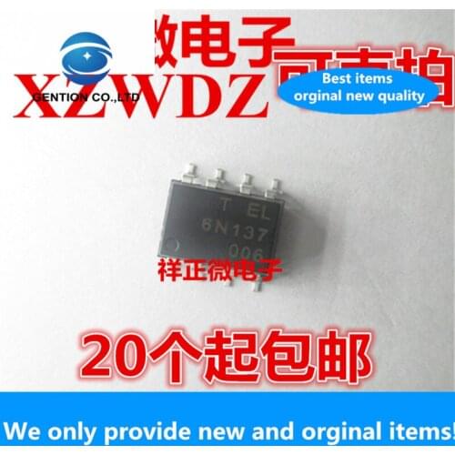 10pcs 100% orginal new EL6N137 6N137 SMD SOP-8 6N137SD high speed optocoupler