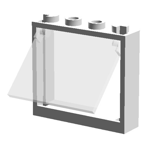 10PCS Window Frame Building Blocks Compatible Major Brand Kids Toys 60594 60603 Early Learning MOC Education Gifts