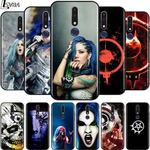 10F Pop Arch Enemy for OPPO Realme C2 2 A31 A5 A7 F15 F11 F9 F7 F5 R17 R15 R9S K5 K3 Pro 2020 2018 Black Phone Case