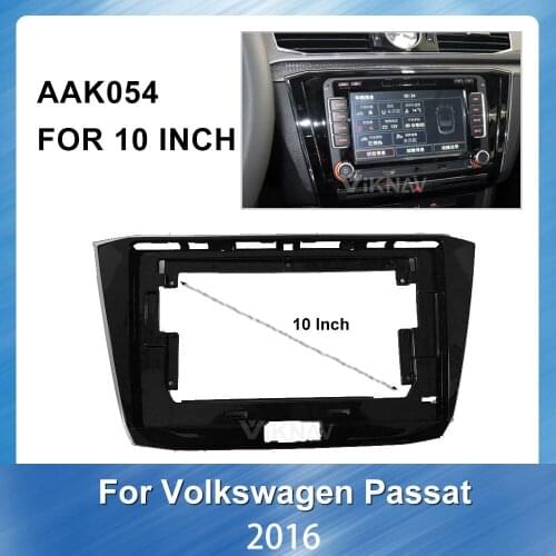 9 inch Car Radio For Volkswagen Passat 2016 Car dvd frame Adaptor Panel in-dash Mount Installation Double Radio Player