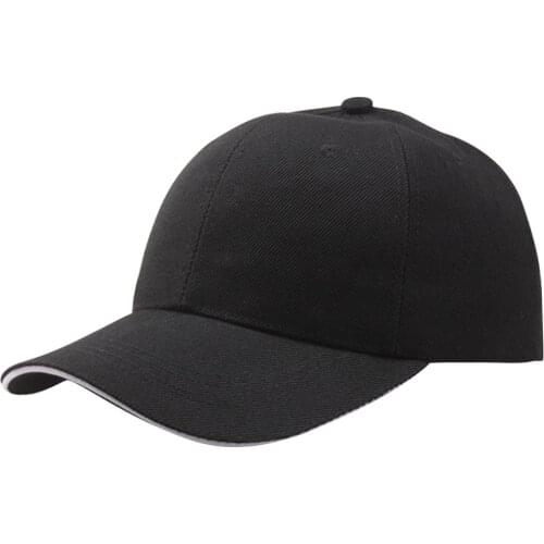 Solid Color Baseball Cap Women Men Outdoor Sport Baseball Cap Snapback Simple Hat Hip-hop Adjustable Hat