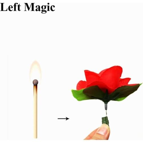Match to rose flower magic tricks magician prop Satge close up magic Accessories magia illusion kids Toys E3062