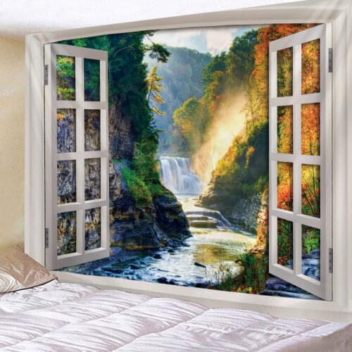 Tapestry Wall Hanging Home Deco Beautiful Scenery Print Wall carpet Free Shipping Large