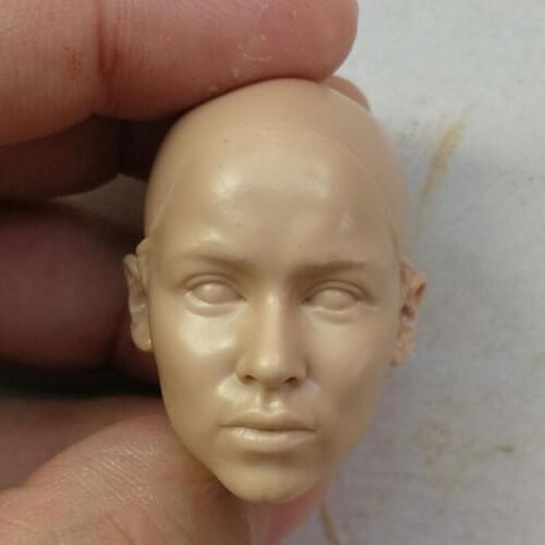 Blank 1/6 Scale Daenerys Targaryen Emilia Clarke Head Sculpt Unpainted Fit 12" Figure