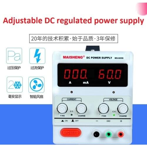 Adjustable DC stabilized power supply for circuit boards car signs jewelry gold plated