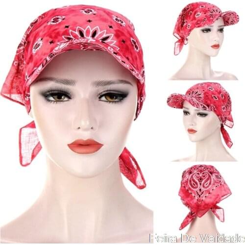 Women Muslim Turban Caps India Hat Floral Print Towel Hijab Scarf Ruffle Cancer Headscarf Casual Head Wrap Hat