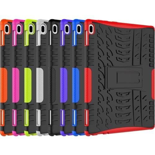 Silicone Case For Lenovo Tab4 Tab 4 10 X304L X304F X304N Hard PC Shockproof stand Cover Funda Tablet Hyun Stand Shell + pen