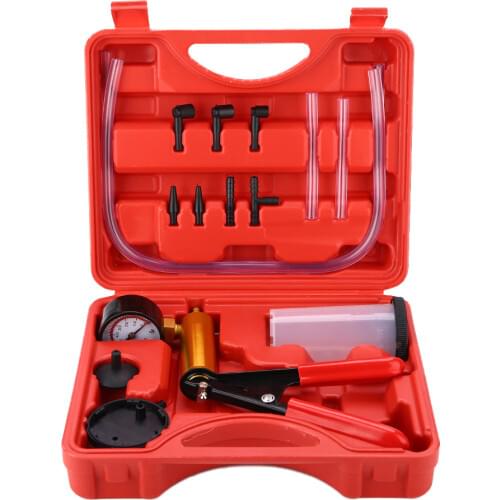 Brake Bleeding Tool Brake Bleeder Car Hand Held Vacuum Pump Kit Vacuum Tester For Car Motorcycles Accessories