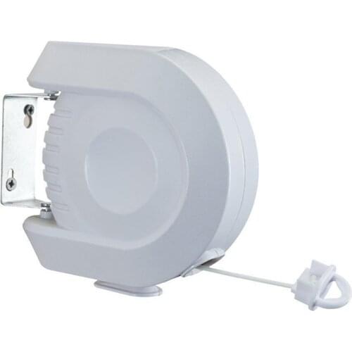 12m Retractable Clothesline Heavy Duty Clothes Dryer with Adjustable PVC Rope Indoor Outdoor Laundry Hanger Organizer Clothes