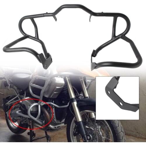 Motorcycle Engine Guard Front Lower Crash Bar Protection for BMW R1200GS 2004 2005 2006 2007 2008 2009 2010 2011 2012 Black