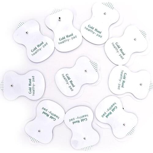 10Pcs Electrode Pads for Tens Acupuncture Therapy Pad for Slimming Electric Body Machine Massager Adhensive Gel Pad Health Care