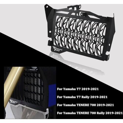 For Yamaha TENERE 700 2019-2021 Motorcycle Accessories Radiator Guard Grille Protector Cover Tenere 700 T7 Rally 2019 2020 2021