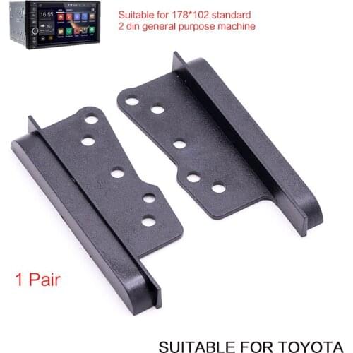 2 Din Frame For Car Radio to Toyota Camry Vios Corolla Wish Altis 4500 for most of Toyota old radio Audio Stereo Panel Trim Kit