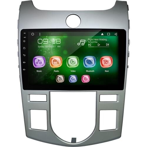 Allways 9" IPS Screen Android 9.0 Octa-core Ram 2GB Rom 32GB Car Multimedia for Kia Forte 2010- Auto Air Condition