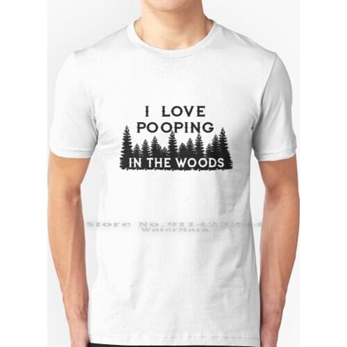 Nature Poop T Shirt 100% Pure Cotton Nature Poop Hiking Road Trip Journey Hike Inspirational Colorado National Park Wyoming