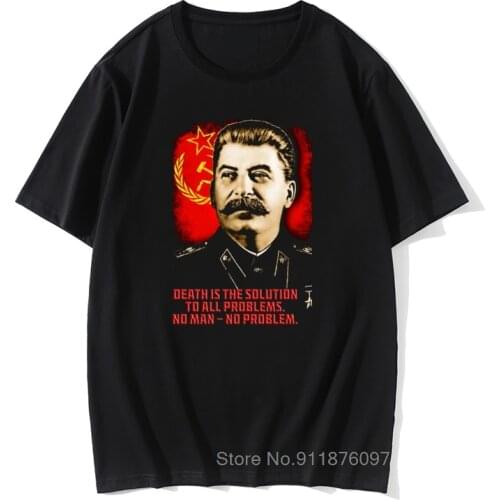 Men USSR Communist Tshirt Allied Nations Joseph Stalin T-Shirt Russia Cotton Mens Tee Shirt Short Sleeve T Shirt Best Tees Tops