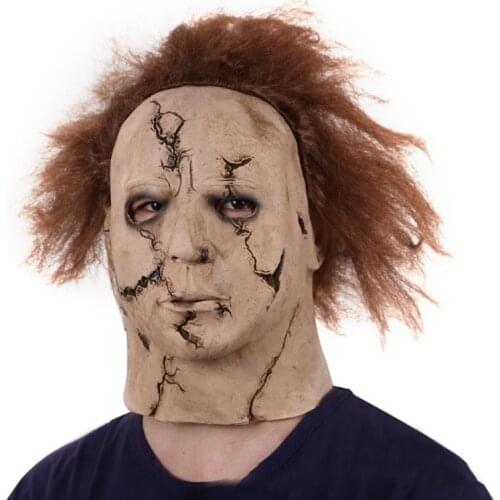 Halloween Mask Movie Michael Myers Horror Mask Cosplay Adult Latex Face Helmet Christams Easter Party Scary Masquerade Props