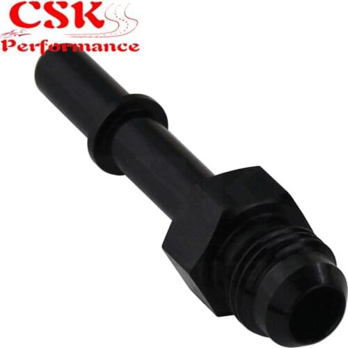 AN6 Fuel Adapter Fitting to 3/8 Quick Connect Male Fitting Adapter Push On EFI