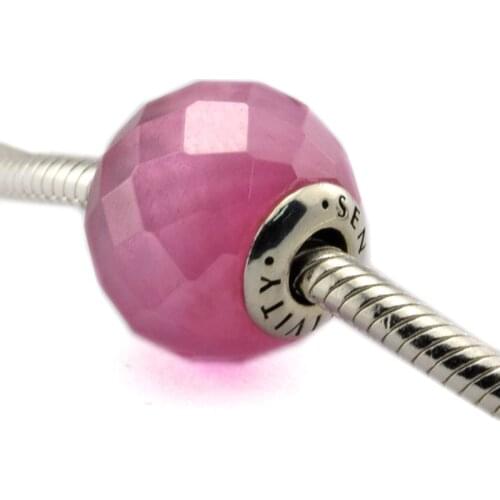 Fit Pandora ESSENCE Bracelets DIY Beads for Jewelry Making Sterling-Silver-Jewelry Sensitivity Bead Charms Silver 925 Berloque