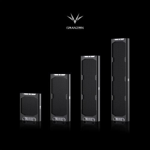 Bykski Granzon GH120/240/360/480mm Radiators,Water Cooling Copper Heatsink Radiator 30mm Thickness For 120*120mm Fans