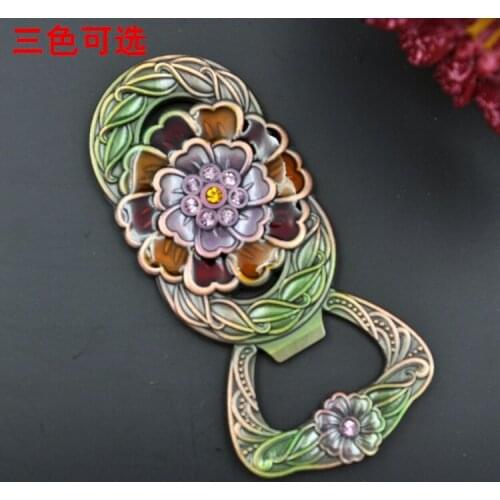 Rose Diamond Pattern Crafts Tin opener,bottle opener