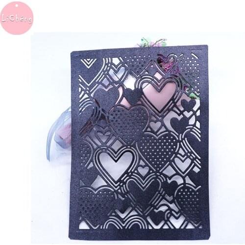 Heart Frame Die Cutting Dies New Craft Paper Invitation Card Making Scrapbook Album Decoration Embossing Photos Stencils
