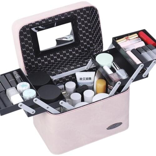 Makeup Bag Sac Make Up Organizer For Cosmetic Bags Neceser Make Box Kosmetyczka Case Trousse Maquillage Maleta De Maquiagem
