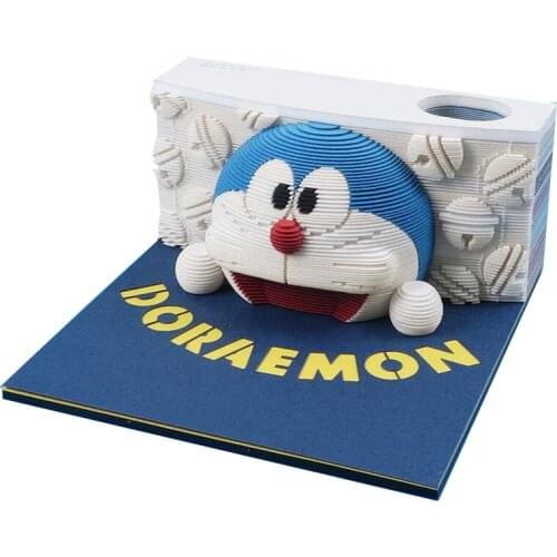 Omoshiroi Block Notepad Cubes 155 Sheets Cute Cartoon Anime Mascot Model Diy Memo Cube Paper Party Gifts Kawaii Accessories